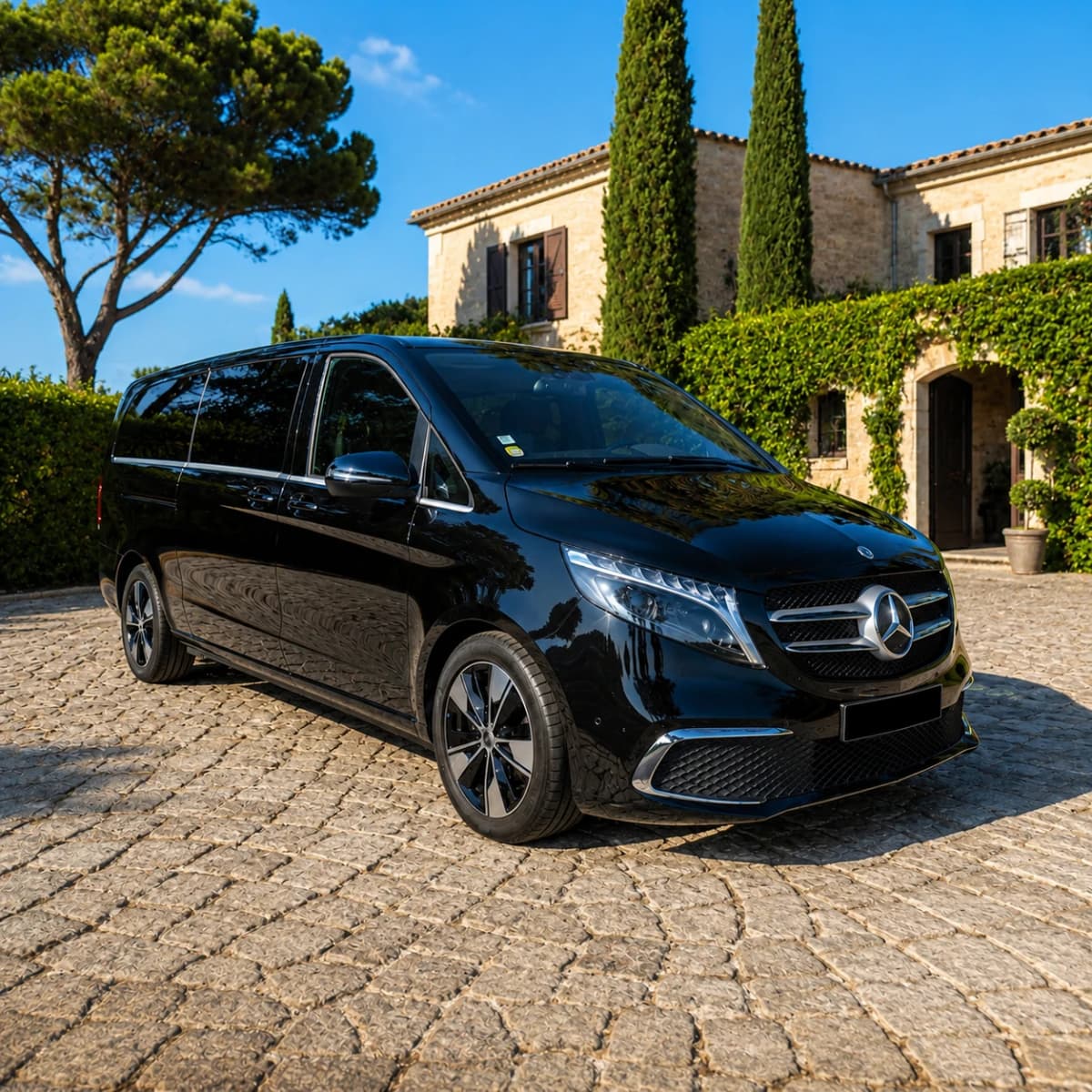 Mercedes Classe V Extérieur VTC Saint-Tropez